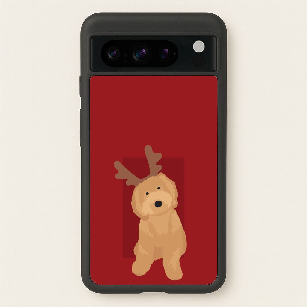 Dog Christmas Ears  - Christmas Animals Phone Case for Google Pixel 8 Pro