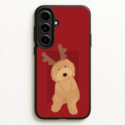 Dog Christmas Ears  - Christmas Animals Phone Case for Galaxy A56