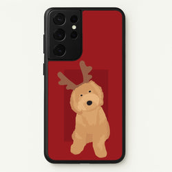 Dog Christmas Ears  - Christmas Animals Phone Case for Galaxy S21 Ultra