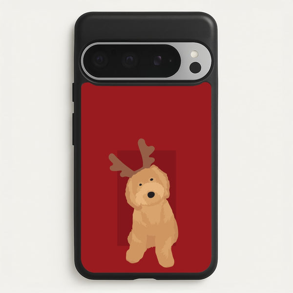 Dog Christmas Ears  - Christmas Animals Phone Case for Google Pixel 9 Pro XL