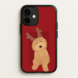 Dog Christmas Ears  - Christmas Animals Phone Case for iPhone 12 / 12 Pro