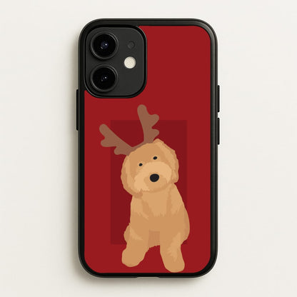 Dog Christmas Ears  - Christmas Animals Phone Case for iPhone 12 / 12 Pro