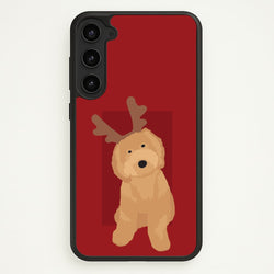 Dog Christmas Ears  - Christmas Animals Phone Case for Galaxy S23 Plus
