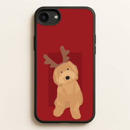 Dog Christmas Ears  - Christmas Animals Phone Case for iPhone 6 / 7 / 8 / SE