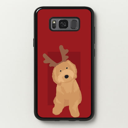 Dog Christmas Ears  - Christmas Animals Phone Case for Galaxy S8