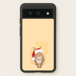 Rabbit Christmas Ears  - Christmas Animals Phone Case for Google Pixel 8a