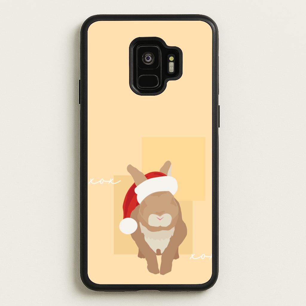 Rabbit Christmas Ears  - Christmas Animals Phone Case for Galaxy S9