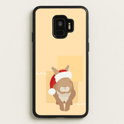 Rabbit Christmas Ears  - Christmas Animals Phone Case for Galaxy S9