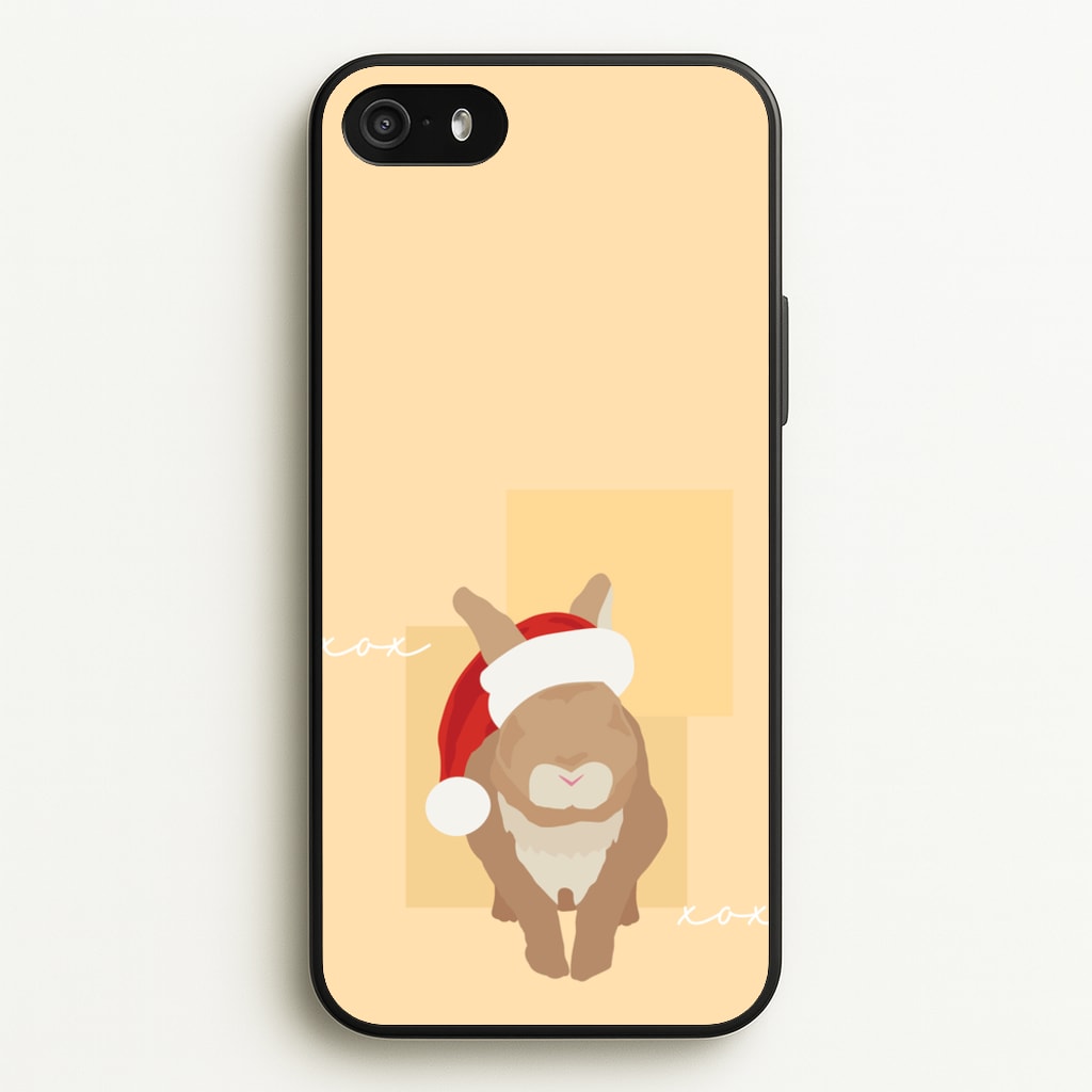 Rabbit Christmas Ears  - Christmas Animals Phone Case for iPhone 5 / 5s / SE 2016