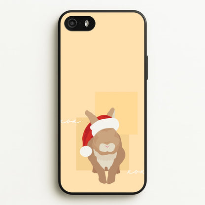 Rabbit Christmas Ears  - Christmas Animals Phone Case for iPhone 5 / 5s / SE 2016