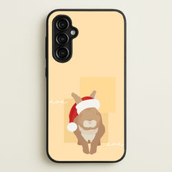Rabbit Christmas Ears  - Christmas Animals Phone Case for Galaxy A54