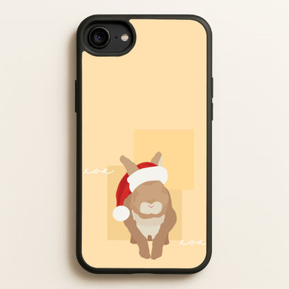 Rabbit Christmas Ears  - Christmas Animals Phone Case for iPhone 6 / 7 / 8 / SE