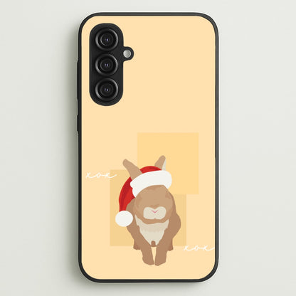 Rabbit Christmas Ears  - Christmas Animals Phone Case for Galaxy S23FE