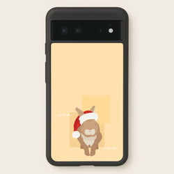 Rabbit Christmas Ears  - Christmas Animals Phone Case for Google Pixel 6