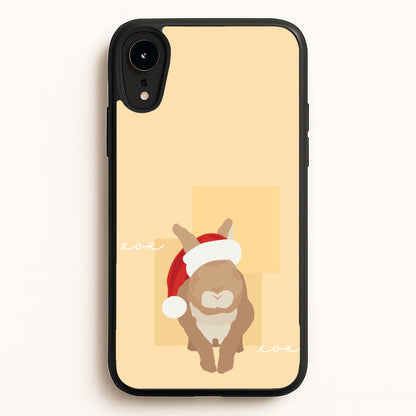 Rabbit Christmas Ears  - Christmas Animals Phone Case for iPhone XR