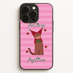 Feline Festive   - Christmas Animals Phone Case for iPhone 16 Pro Max