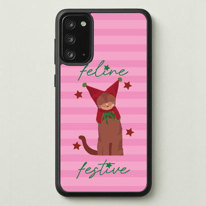 Feline Festive   - Christmas Animals Phone Case for Galaxy Note 20
