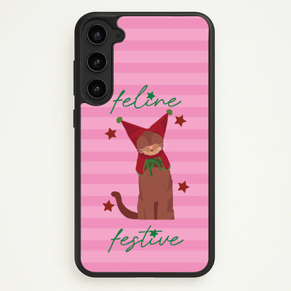 Feline Festive   - Christmas Animals Phone Case for Galaxy S23 Plus