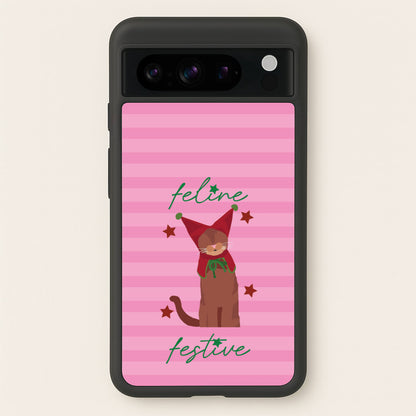 Feline Festive   - Christmas Animals Phone Case for Google Pixel 8 Pro