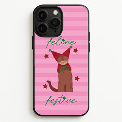 Feline Festive   - Christmas Animals Phone Case for iPhone 11 Pro