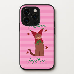 Feline Festive   - Christmas Animals Phone Case for iPhone 14 Pro Max
