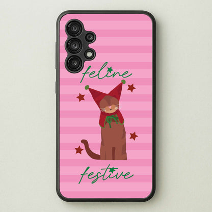 Feline Festive   - Christmas Animals Phone Case for Galaxy A13