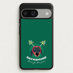 Dachshund Through The Snow  - Christmas Animals Phone Case for Google Pixel 9 / 9 Pro