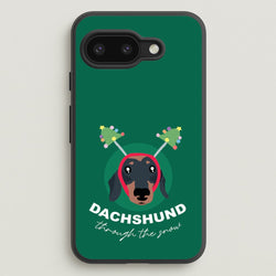 Dachshund Through The Snow  - Christmas Animals Phone Case for Google Pixel 9a