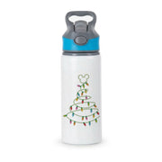 Cartoon Mouse Christmas Tree Lights Active Water Bottle 2