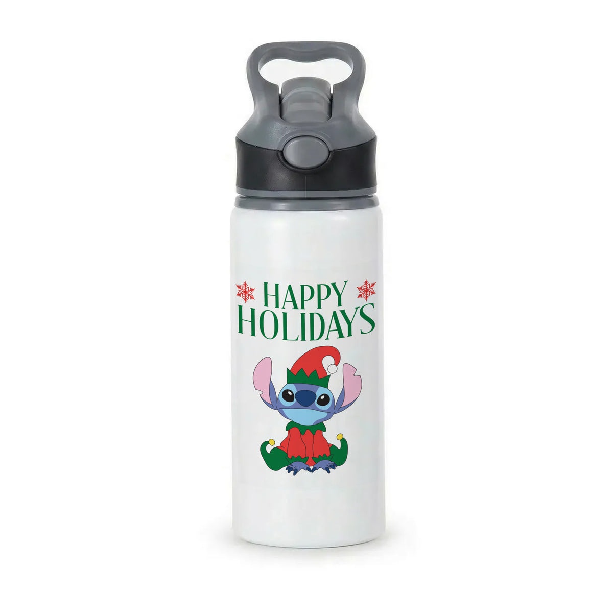 Cute Blue Alien Elf Active Water Bottle