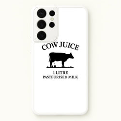 Cow Juice  - Clarkson's Farm Phone Case for Galaxy S21 Ultra