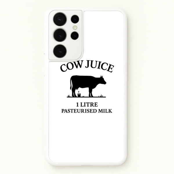 Cow Juice  - Clarkson's Farm Phone Case for Galaxy S21 Ultra