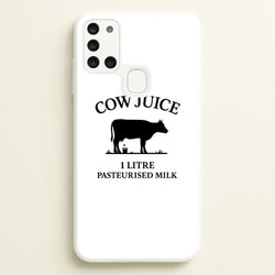 Cow Juice  - Clarkson's Farm Phone Case for Galaxy A21s