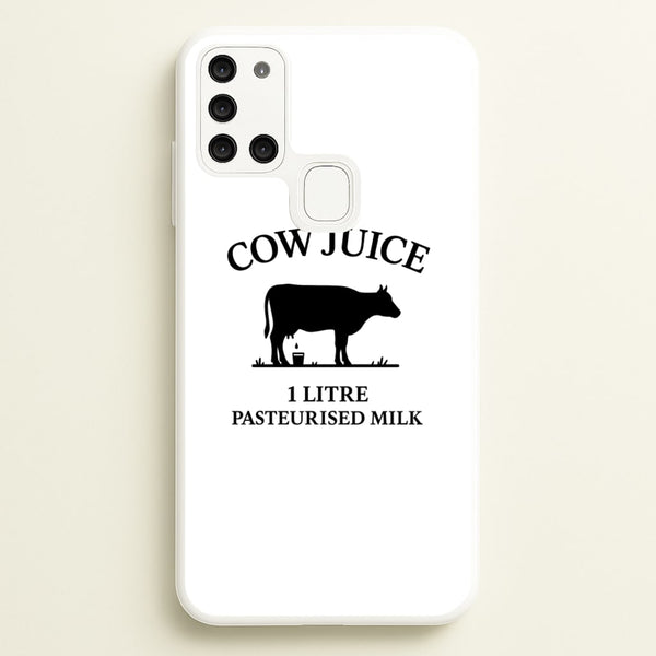 Cow Juice  - Clarkson's Farm Phone Case for Galaxy A21s