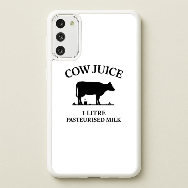 Cow Juice  - Clarkson's Farm Phone Case for Galaxy S20FE