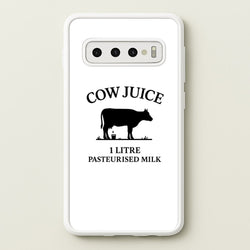 Cow Juice  - Clarkson's Farm Phone Case for Galaxy S10