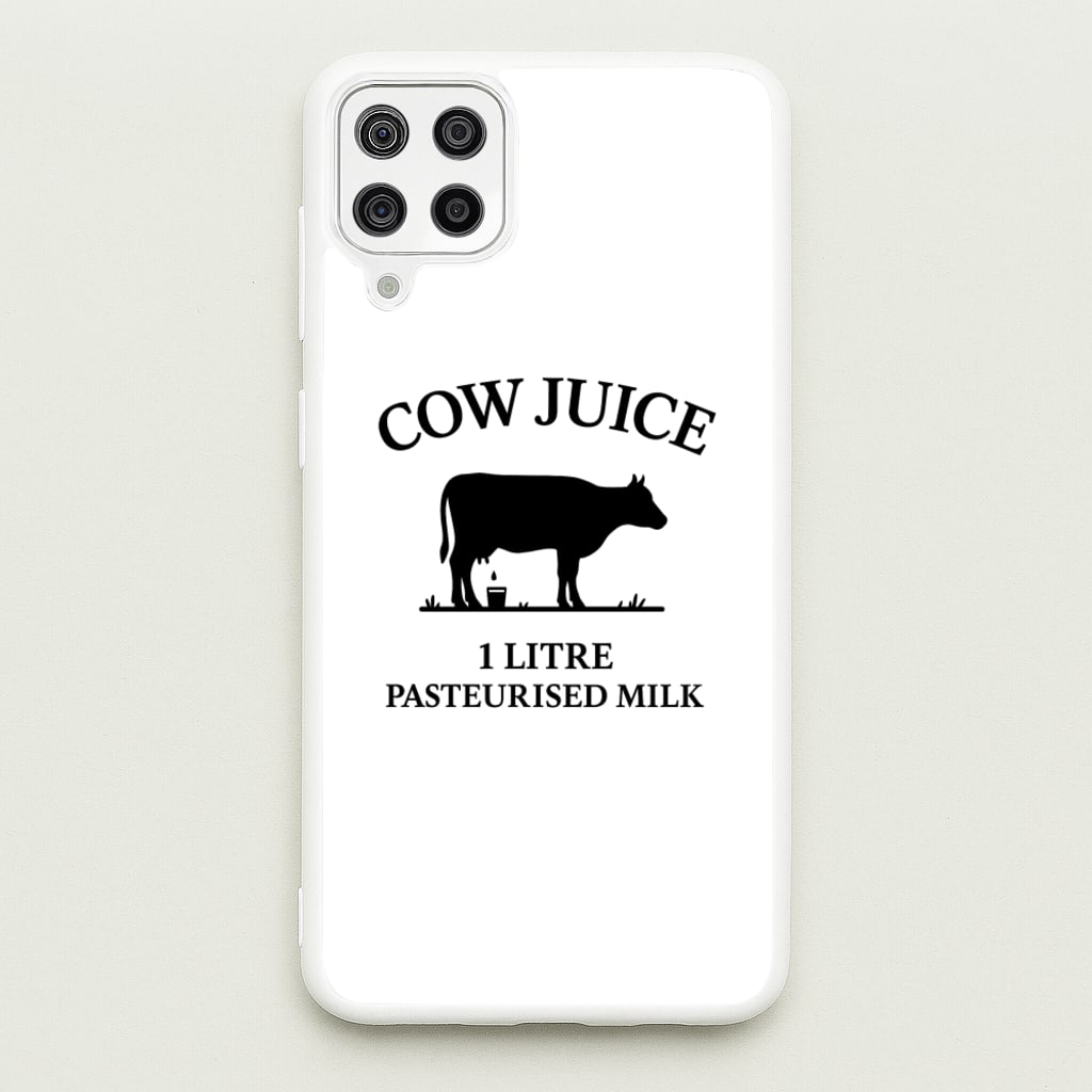Cow Juice  - Clarkson's Farm Phone Case for Galaxy A12