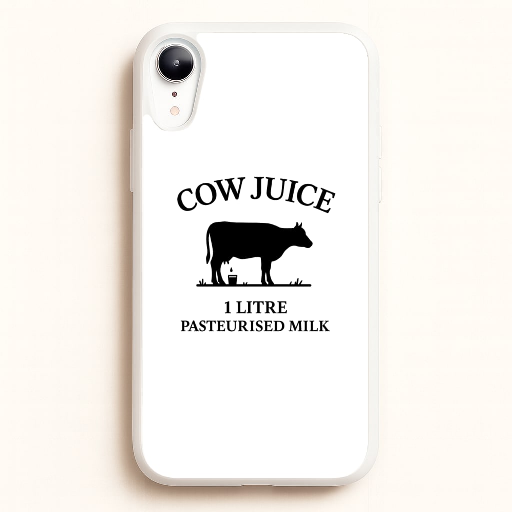 Cow Juice  - Clarkson's Farm Phone Case for iPhone XR