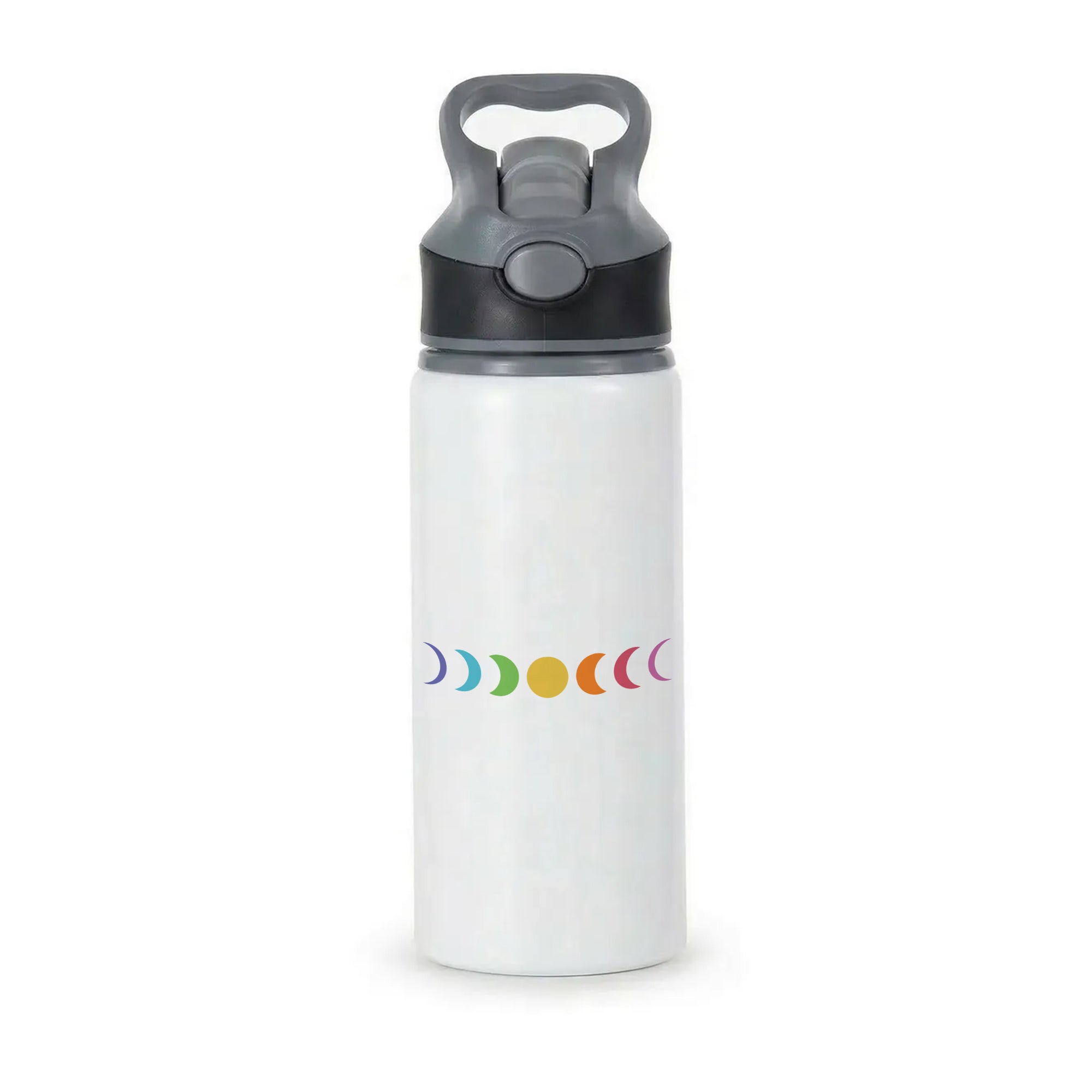 Band Moon Cycle Active Water Bottle - Black