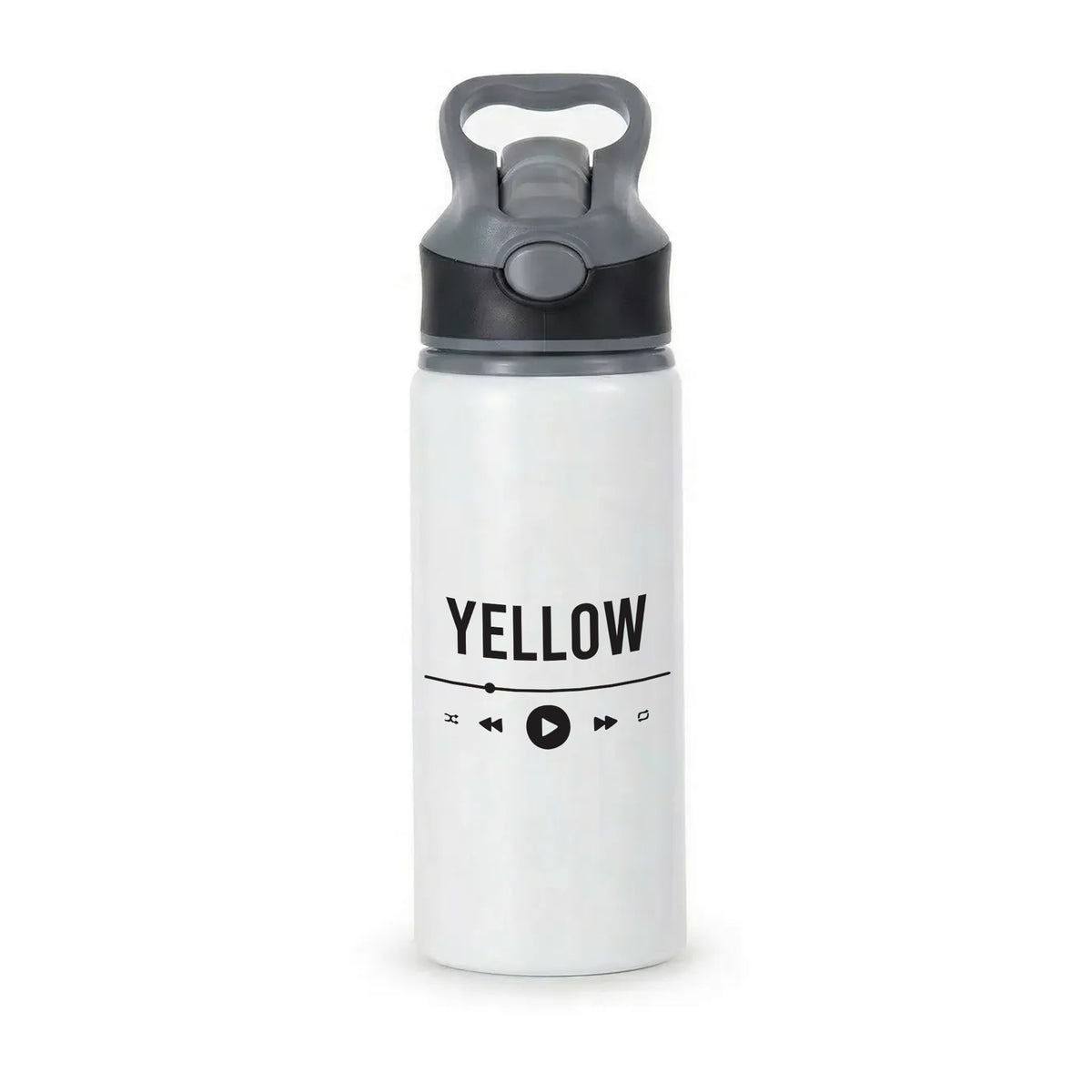Yellow Music Player Active Water Bottle