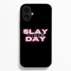 Slay The Day - Sassy Quote  - Sassy Quotes Phone Case for iPhone 16 Plus