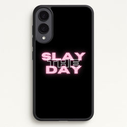 Slay The Day - Sassy Quote  - Sassy Quotes Phone Case for Galaxy S25 Edge