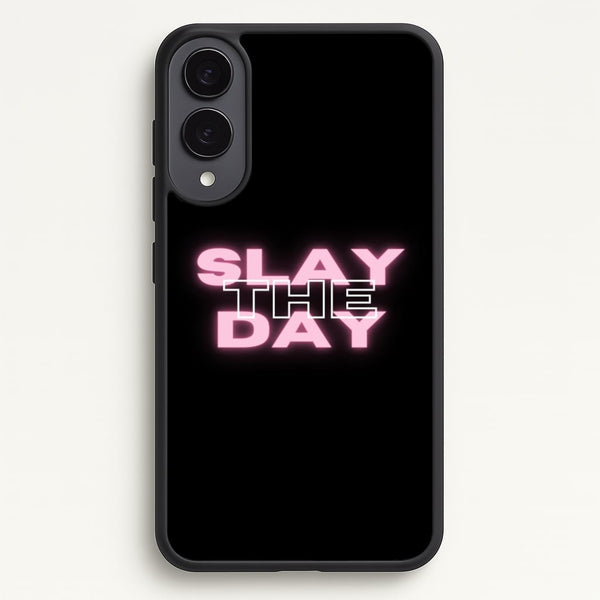 Slay The Day - Sassy Quote  - Sassy Quotes Phone Case for Galaxy S25 Edge