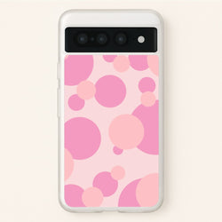 Pink Bubble Pattern   - Abstract Patterns Phone Case for Google Pixel 7 Pro