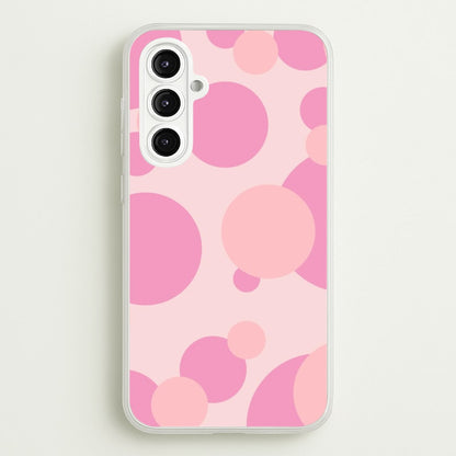 Pink Bubble Pattern   - Abstract Patterns Phone Case for Galaxy A16