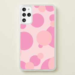 Pink Bubble Pattern   - Abstract Patterns Phone Case for Galaxy S20 Plus