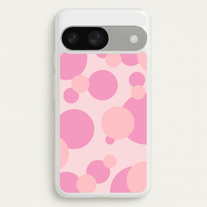 Pink Bubble Pattern   - Abstract Patterns Phone Case for Google Pixel 9 / 9 Pro