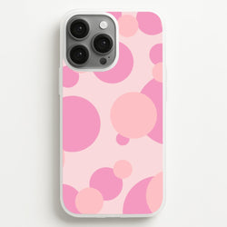 Pink Bubble Pattern   - Abstract Patterns Phone Case for iPhone 13 Pro Max