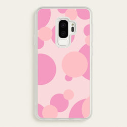 Pink Bubble Pattern   - Abstract Patterns Phone Case for Galaxy S9 Plus