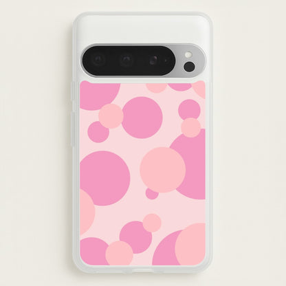 Pink Bubble Pattern   - Abstract Patterns Phone Case for Google Pixel 9 Pro XL